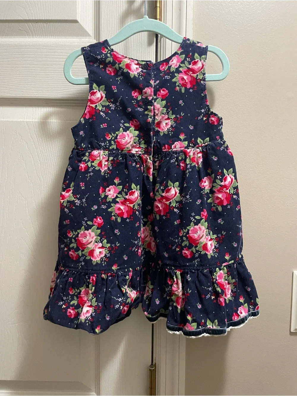 Oshkosh B’gosh Navy Floral Sleeveless Girls' Dress